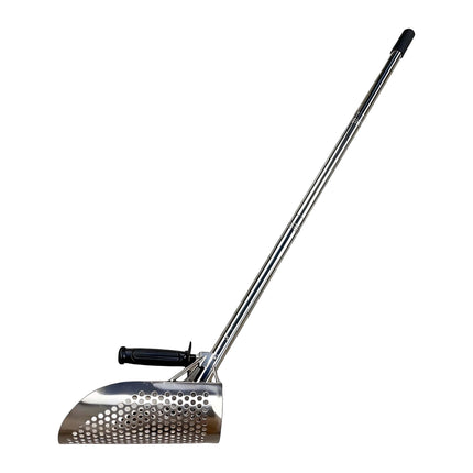 Metal Detecting Sand Sieve Spade – Long Handle, Stainless