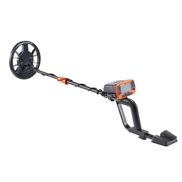 Metal Detector, 8 in IP68 Waterproof Coil, LCD, Headphones