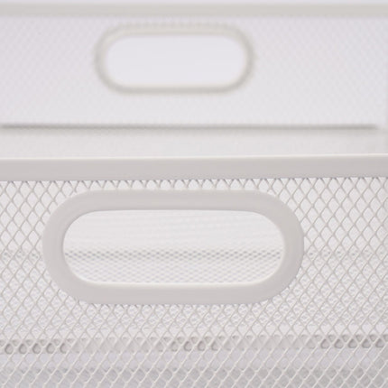 Metal Document Organizer, 3-Section Letter Tray