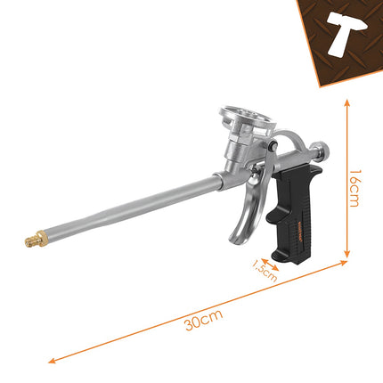 Metal Foam Gun with Adjustable Flow and Non-Slip Handle