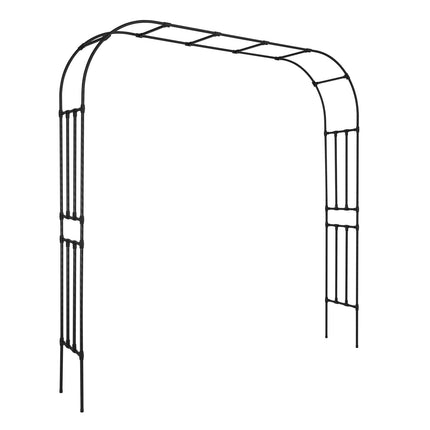 Metal Garden Arbor Arch 2.4 x 2.5m With Stakes