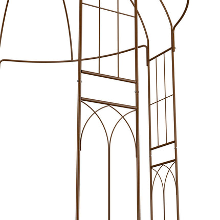 Metal Garden Arbour – Birdcage Shape, Freestanding Gazebo