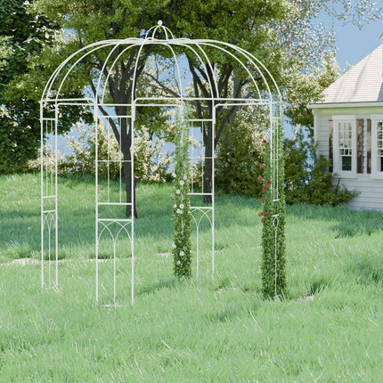 Metal Garden Arbour – Birdcage Shape, Freestanding Gazebo