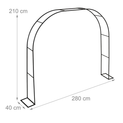 Metal Garden Arbour with Stand – Rose Climbing Support