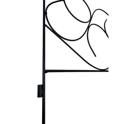 Metal Garden Edging, 8-Piece Art Nouveau Design