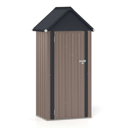 Metal Garden Shed with Lockable Door and Adjustable Shelves