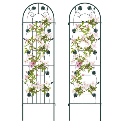 Metal Garden Trellis 2-Pack, 71 x 20 in, Rustproof