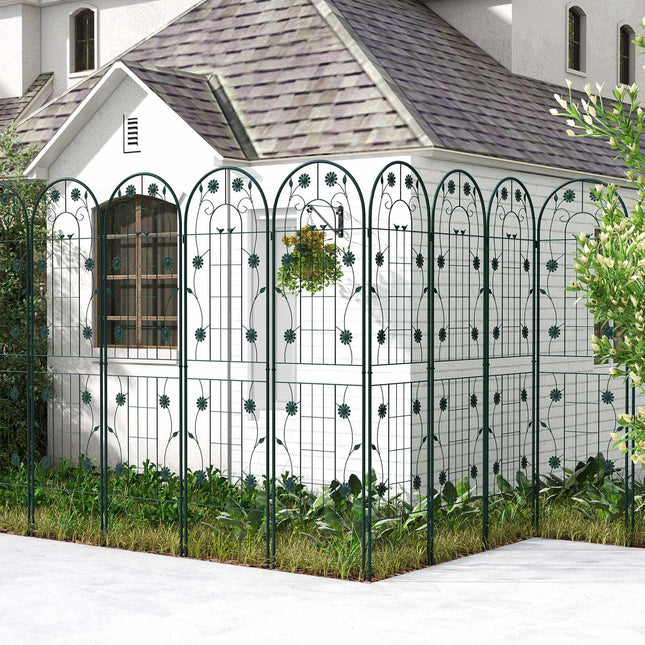 Metal Garden Trellis 2-Pack, 71 x 20 in, Rustproof