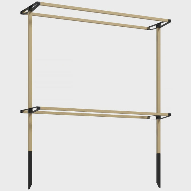 Metal Garden Trellis, Adjustable Height, Weather-Resistant