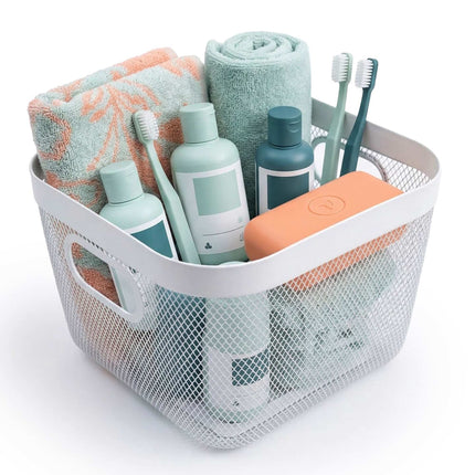 Metal Mesh Storage Basket – Multipurpose Organizer