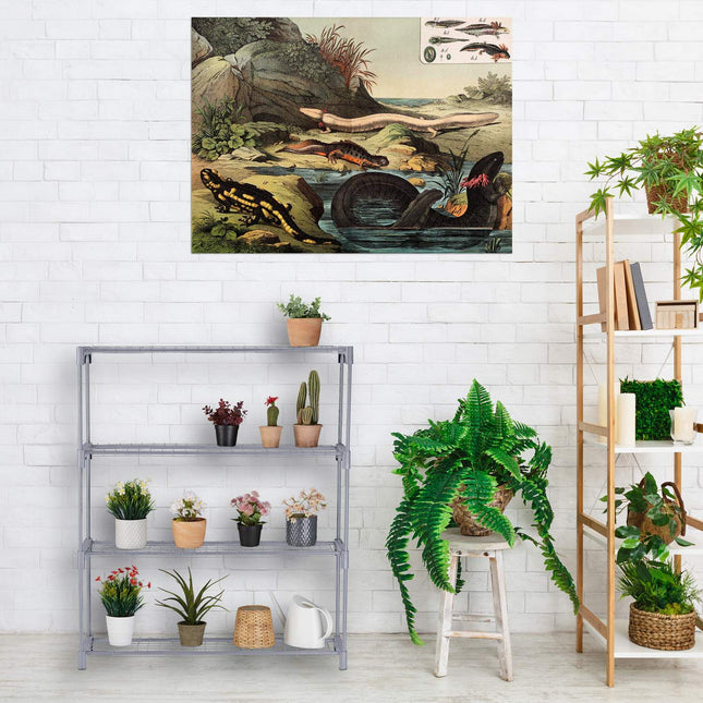 Metal Plant Rack with 4 Shelves for Indoor Use