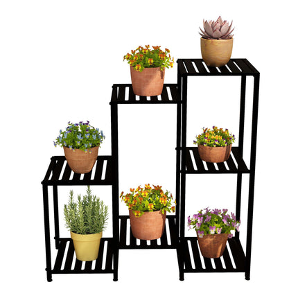 Metal Plant Stand, Multi-Tier, Powder-Coated Steel