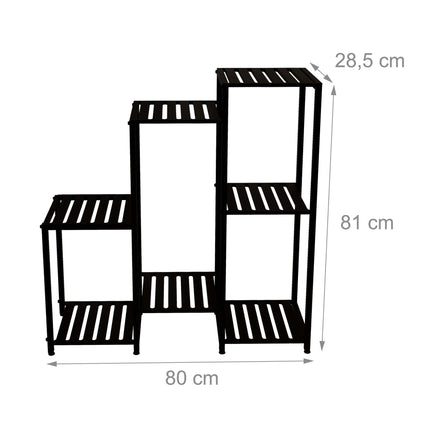 Metal Plant Stand, Multi-Tier, Powder-Coated Steel