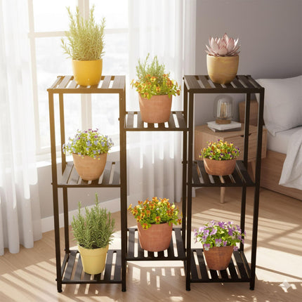 Metal Plant Stand – Powder-Coated Steel, Multi-Tier