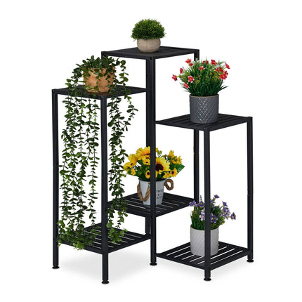 Metal Plant Stand – Powder-Coated Steel, Multi-Tier