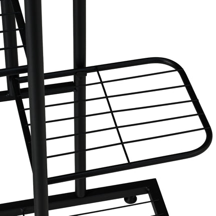 Metal Plant Stand with 6 Tiers, Powder-Coated Steel