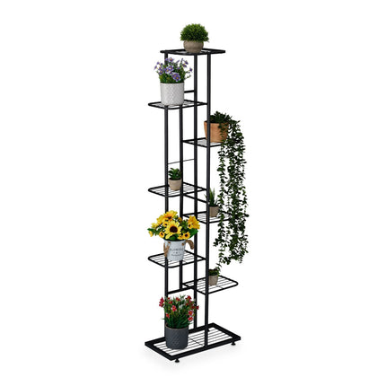 Metal Plant Stand with 8 Tiers, Powder-Coated Steel