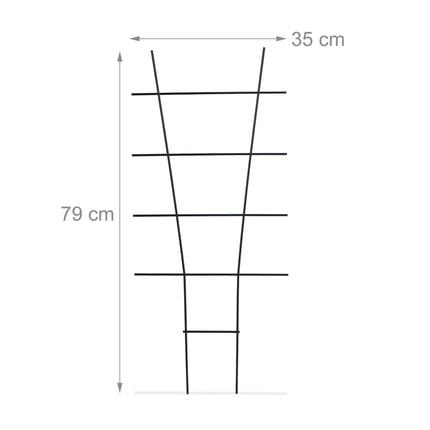 Metal Plant Trellis Set for Climbing Flowers