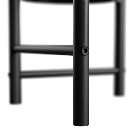 Metal & Plastic Plant Stand with Round Shelves