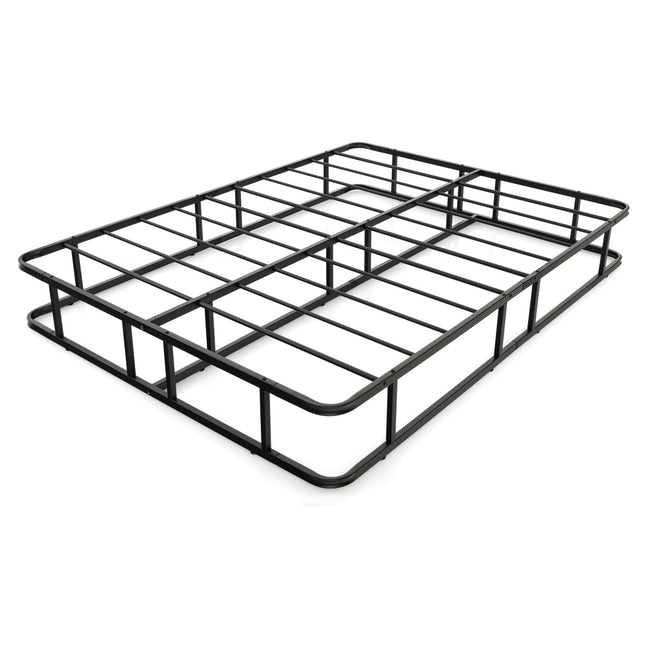 Metal Platform Bed Frame, Black, 200 x 140 x 26 cm