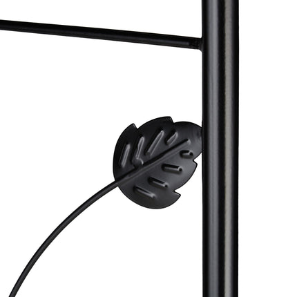 Metal Rose Arch in Black