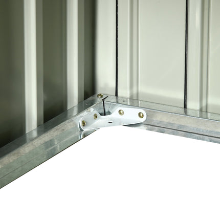 Metal Shed for Lawn Mower Robot, Rustproof, 86x100x63cm