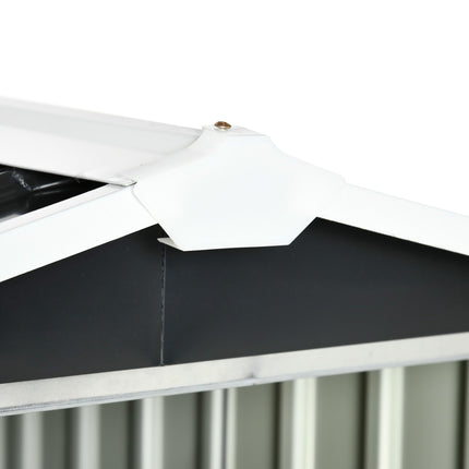 Metal Shed for Lawn Mower Robot, Rustproof, 86x100x63cm