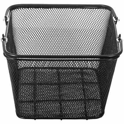 Metal Shopping Baskets With Handles, 12-Pack, Stand