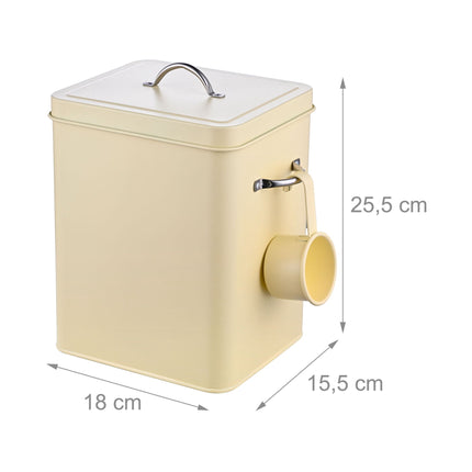 Metal Storage Box with Lid, 6L Capacity