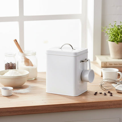 Metal Storage Box with Lid, 6L Capacity