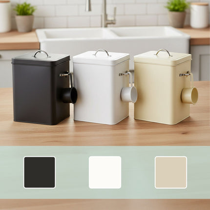 Metal Storage Box with Lid, 6L Capacity