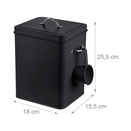 Metal Storage Box with Lid, 6L Capacity