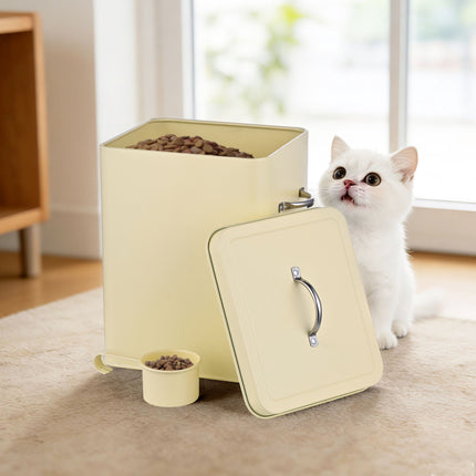 Metal Storage Box with Lid, 6L Capacity