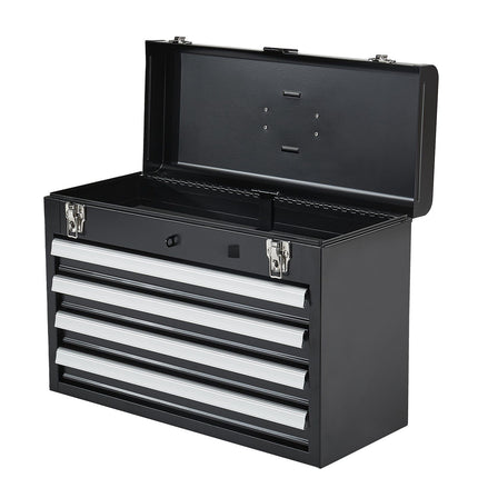 Metal Tool Box, 20.5-Inch, 4 Drawers, Locking