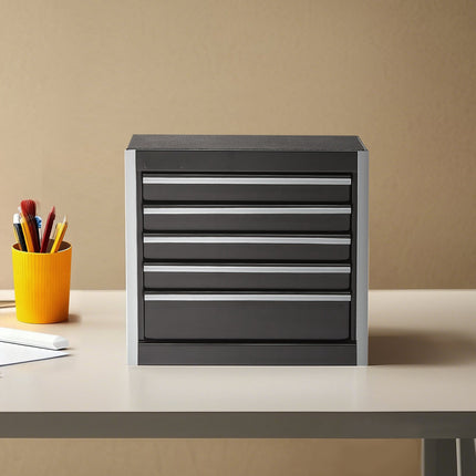Metal Tool Box, 5-Drawer Mini Tool Chest, 8.6-Inch