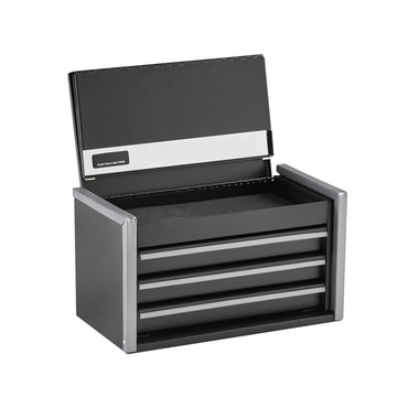 Metal Tool Box 8.6-Inch, 3-Drawer Mini Tool Chest