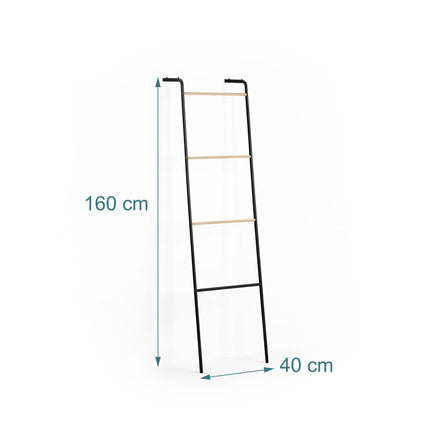 Metal Towel Ladder Rack – 4 Rungs, Space-Saving Design