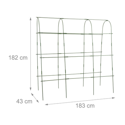 Metal Trellis for Climbing Plants – Large, Weather-Resistant