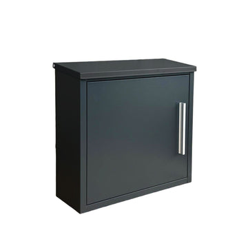 Metal Wall-Mounted Mailbox, Weatherproof, Lockable