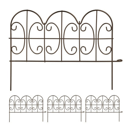 Metal bed edges, 4 pcs
