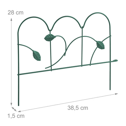 Metal bed edges, 4 pcs