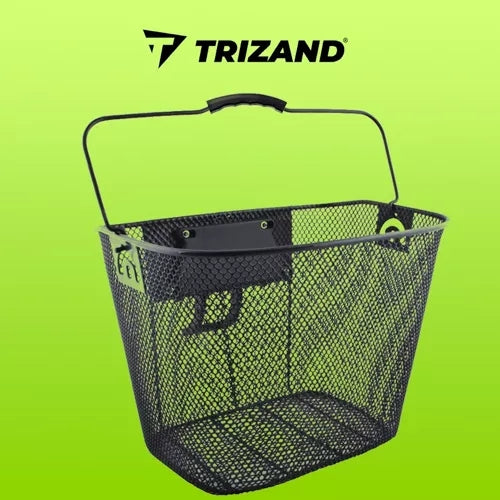 Metal bicycle basket 23557