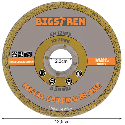 Metal cutting disc - 50 pcs. Bigstren 21639