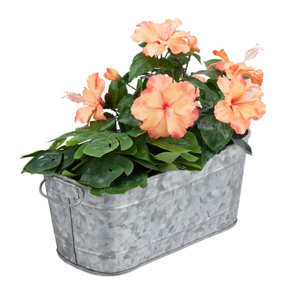 Metal flower box