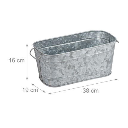 Metal flower box
