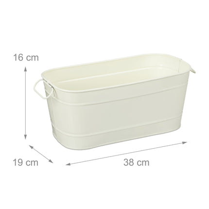 Metal flower box