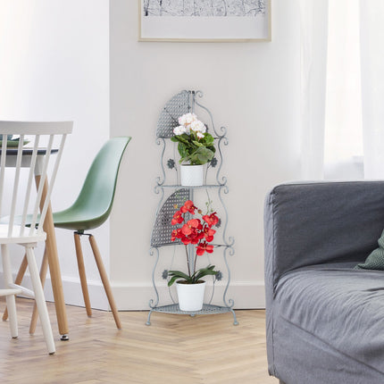 Metal flower stand