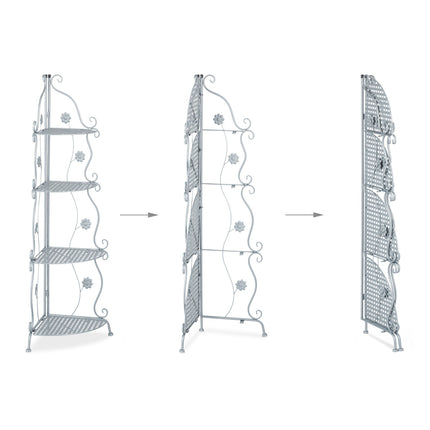 Metal flower stand