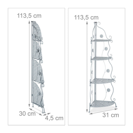Metal flower stand