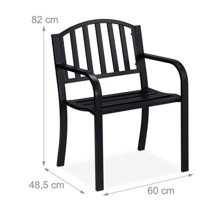 Metal garden chair